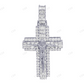 14K Gold Jesus Crucifix Lab Grown Diamond Cross Pendant Hip Hop Pendent CustomDiamJewel