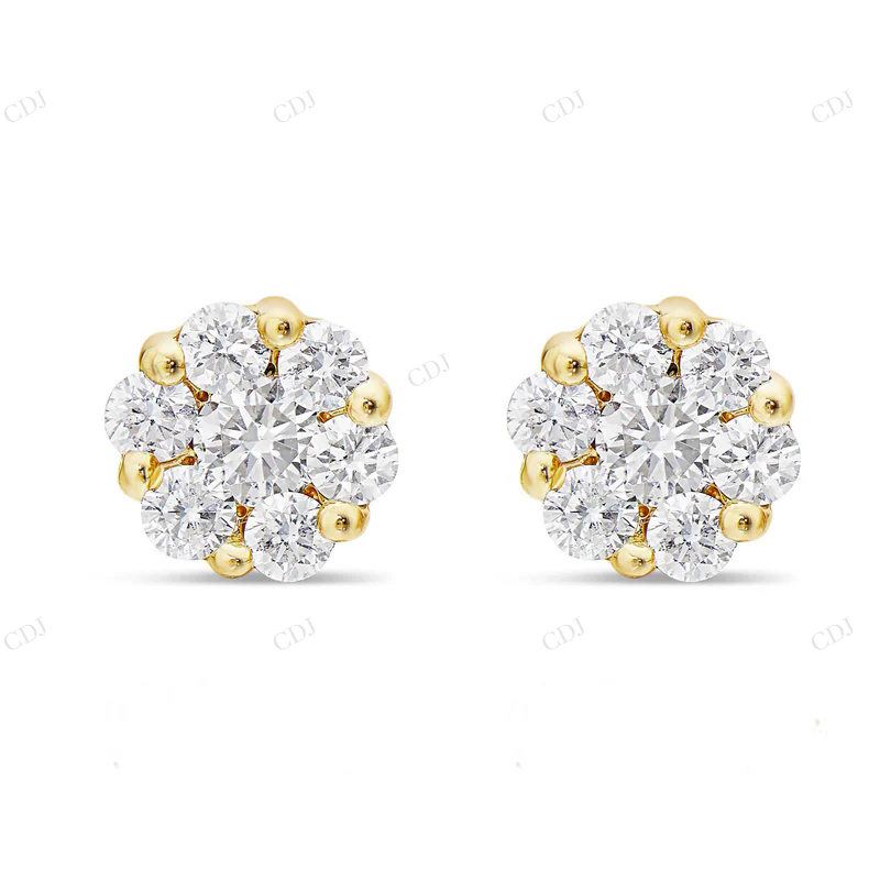 2.50ct Moissanite Diamond Stud Earrings Stud earrings CustomDiamJewel