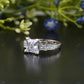 Princess Lab-Grown Diamond Trilogy Ring customdiamjewel