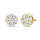 2.50ct Moissanite Diamond Stud Earrings Stud earrings CustomDiamJewel
