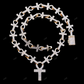 925 Silver Jesus Cross Link Moissanite Chain Chain CustomDiamJewel