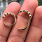 Round Cut Lab Grown Diamond Hoop Earrings