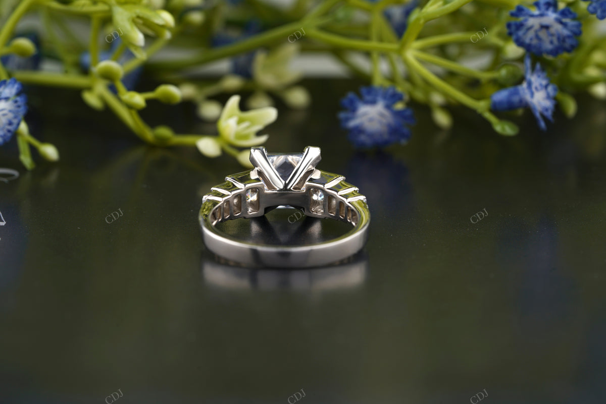 Princess Lab-Grown Diamond Trilogy Ring customdiamjewel