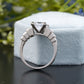 Princess Lab-Grown Diamond Trilogy Ring customdiamjewel
