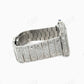 Full White Iced Out Blue Plate Moissanite Watch Wholesaler customdiamjewel