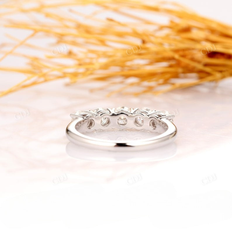 1.50CTW Lab Grown Diamond 5 Stone Wedding Band  customdiamjewel   