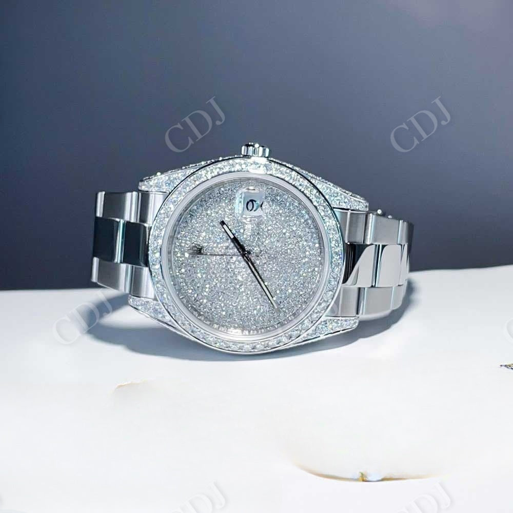 Diamond Dial Rolex Custom Watches Manufacturer At Least Cost customdiamjewel