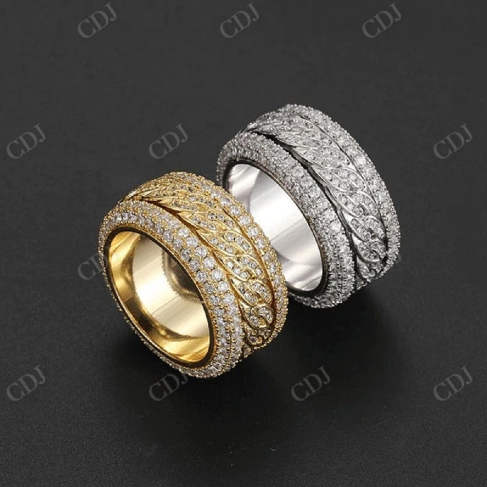 Hip Hop Moissanite Custom Diamond Ring CustomDiamJewel