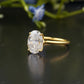 Oval Lab-Grown Diamond Thin Ring customdiamjewel