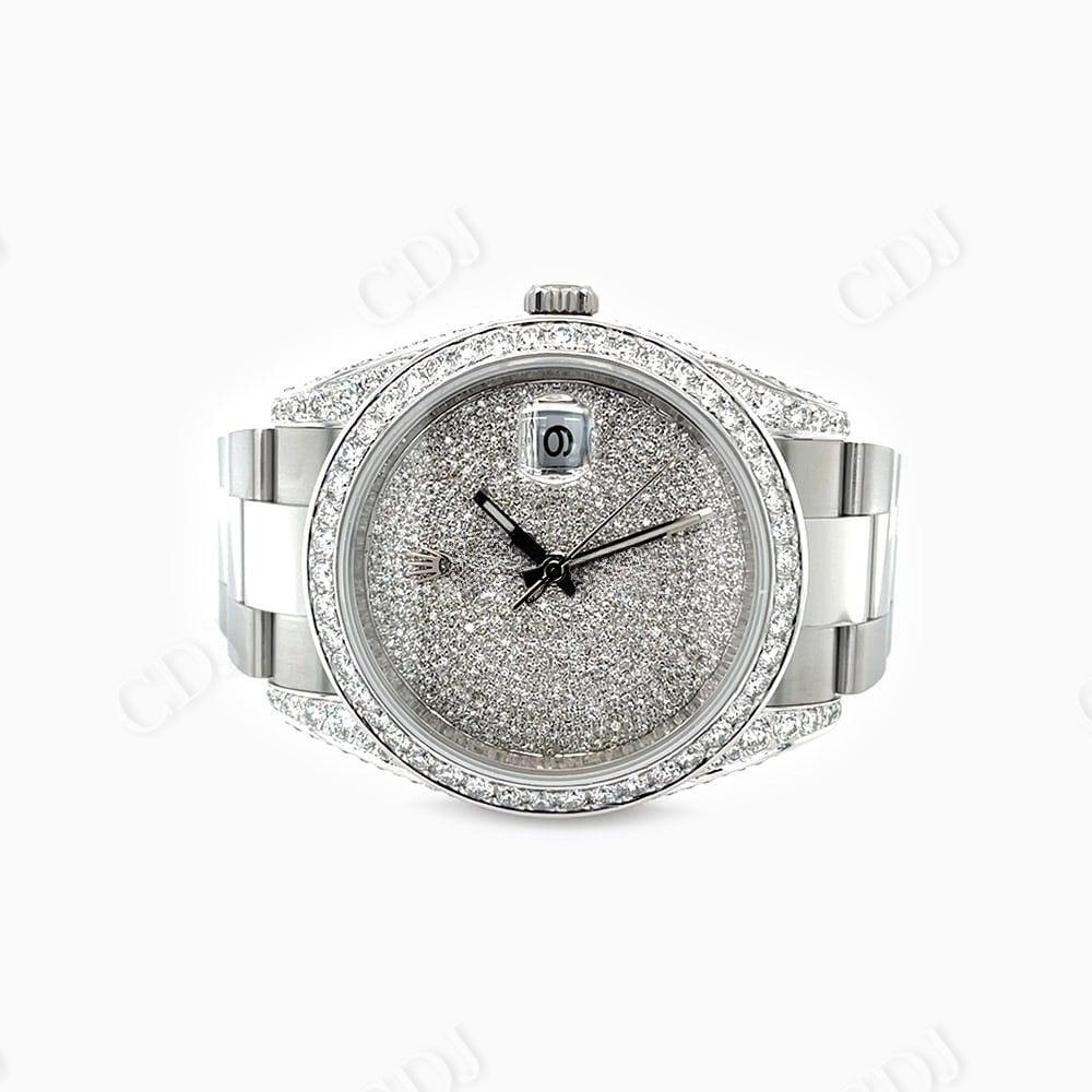 Diamond Dial Rolex Custom Watches Manufacturer At Least Cost customdiamjewel
