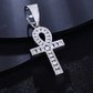 Hip Hop Round Moissanite Cross Pendant hip hop jewelry CustomDiamJewel