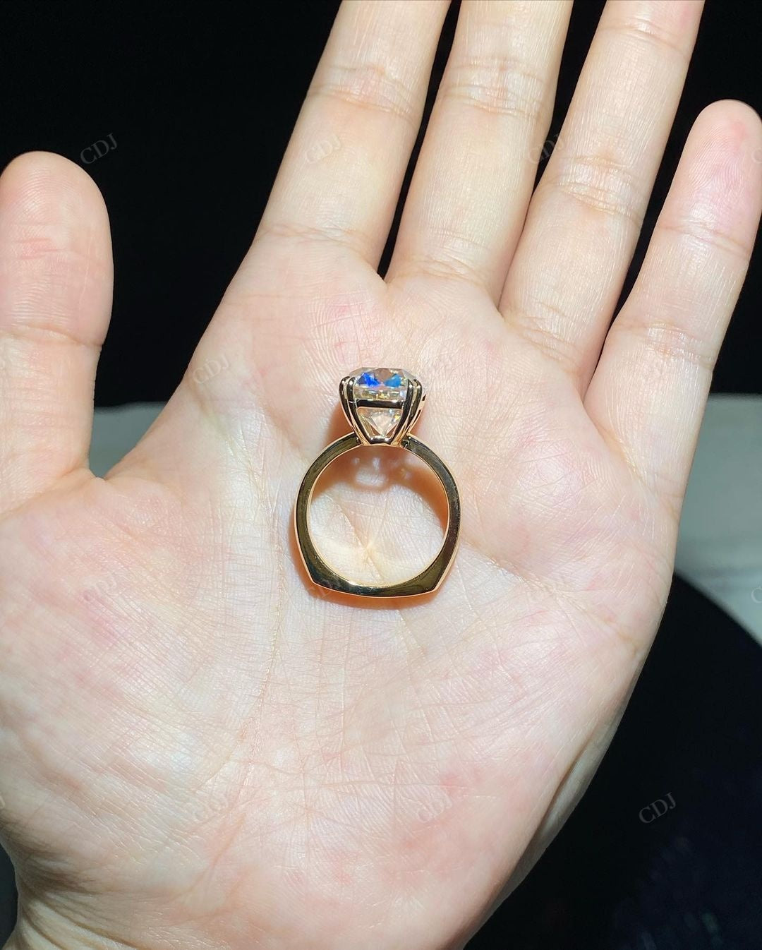 Lab Grown Diamond Solitaire Engagement Ring