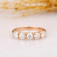 1.50CTW Lab Grown Diamond 5 Stone Wedding Band  customdiamjewel   