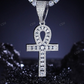 Hip Hop Round Moissanite Cross Pendant hip hop jewelry CustomDiamJewel