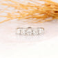 1.50CTW Lab Grown Diamond 5 Stone Wedding Band  customdiamjewel   
