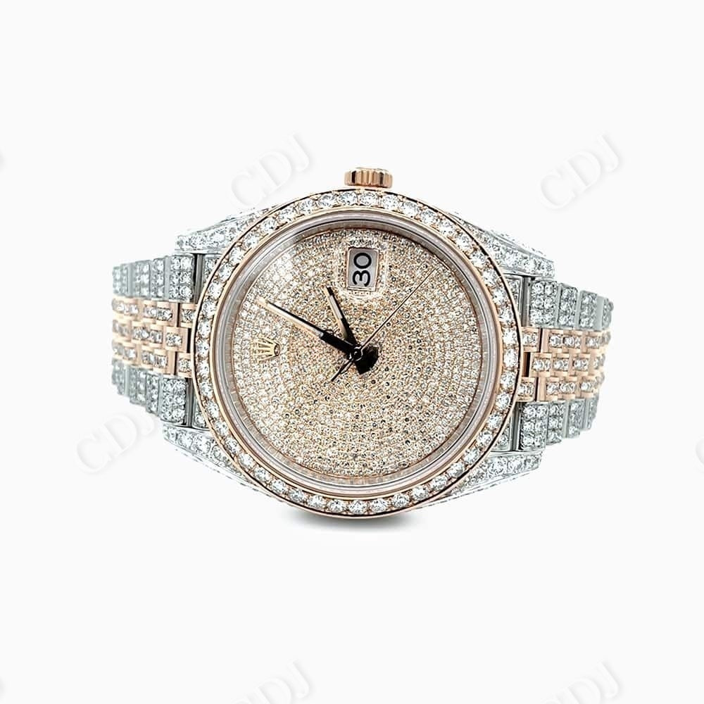Small Bezel Diamond Rolex Jubilee Mens Watch Wholesaler customdiamjewel