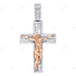 10K Gold Jesus Crucifix 3 Inch Lab Grown Diamond Pendant Hip Hop Pendent CustomDiamJewel