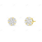 14k White Gold 0.25ct Diamond Stud Earrings Stud earrings CustomDiamJewel