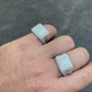 Baguette Moissanite Iced Hip Hop Ring  customdiamjewel   