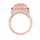 18Kt Rose Gold Moissanite Hip Hop Ring for Men hip hop jewelry CustomDiamJewel