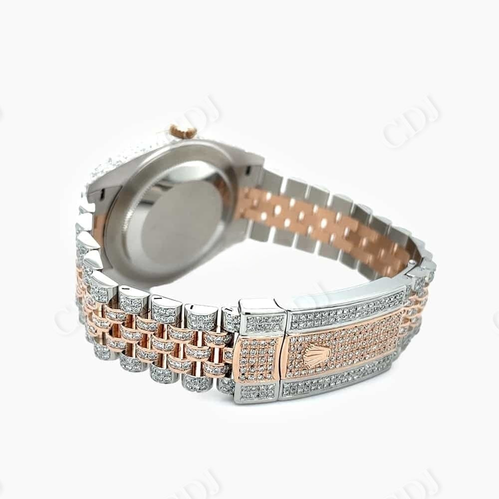 Small Bezel Diamond Rolex Jubilee Mens Watch Wholesaler customdiamjewel