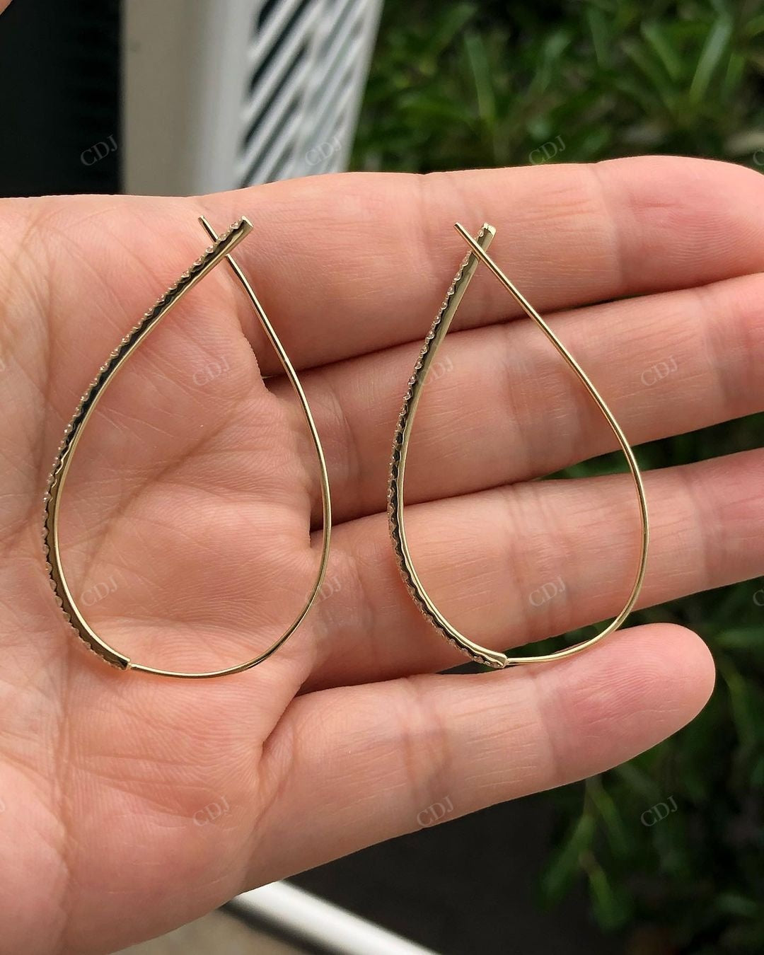 Lab Grown Diamond Handmade Earrings For Her customdiamjewel