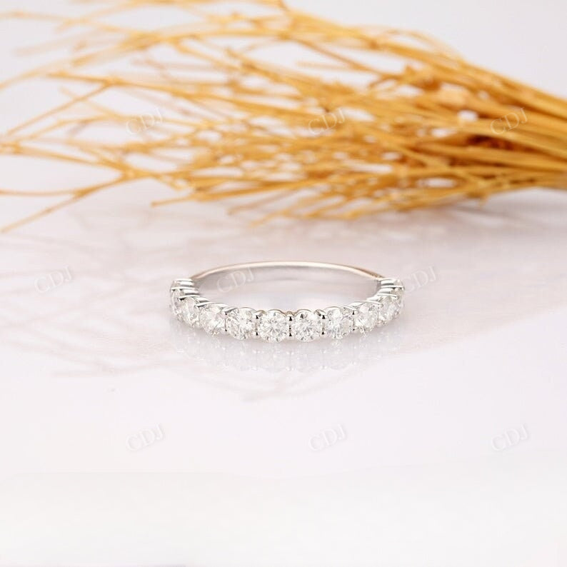 1.44CTW Natural Diamond 12 Stone Wedding Band Wedding Band customdiamjewel 10 KT Solid Gold White Gold VVS-EF