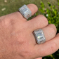 Baguette Moissanite Iced Hip Hop Ring  customdiamjewel   