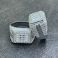Baguette Moissanite Iced Hip Hop Ring  customdiamjewel   