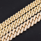 8mm Iced Out Diamond Gold Cuban Chain hip hop jewelry CustomDiamJewel