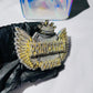 PRINCESTEN Letter Two Tone Gold Plated Customs Pendant hip hop jewelry CustomDiamJewel   