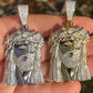 Custom Sterling Silver Jesus Head Pendant hip hop jewelry CustomDiamJewel