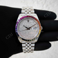 Wholesaler Customized Rolex Baguette Round Moissanite Watch customdiamjewel
