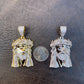 Custom Sterling Silver Jesus Head Pendant hip hop jewelry CustomDiamJewel