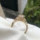 Vintage Emerald Lab Grown Diamond Promise Ring customdiamjewel