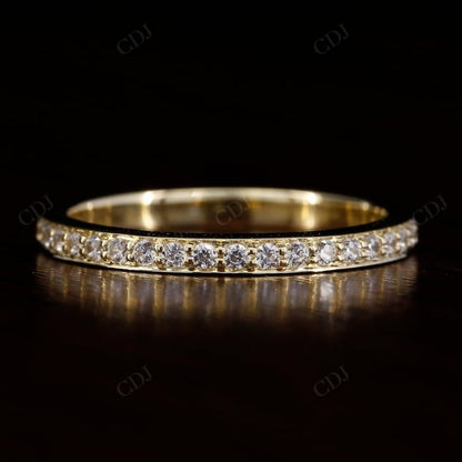 Full Eternity 1.90CTW Lab Grown Diamond Wedding band  customdiamjewel 10KT Yellow Gold VVS-EF