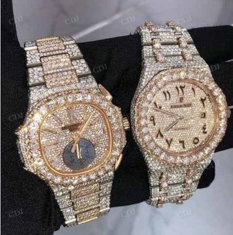 Wholesale Luxury Moissanite Diamond Watches customdiamjewel