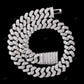 Baguette Moissanite Cuban Link Chain For Unisex CustomDiamJewel