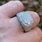 Lab Grown Diamond Hip Hop Iced Out Ring  customdiamjewel   