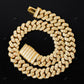 Baguette Moissanite Cuban Link Chain For Unisex CustomDiamJewel