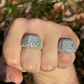Lab Grown Diamond Hip Hop Iced Out Ring  customdiamjewel   