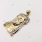 Two Tone Gold Plated Jesus Face Pendant hip hop jewelry CustomDiamJewel