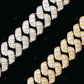 Baguette Moissanite Cuban Link Chain For Unisex CustomDiamJewel