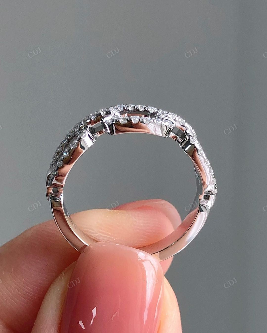Custom Lab Grown Diamond Bridal Wedding Band