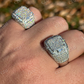 Lab Grown Diamond Hip Hop Iced Out Ring  customdiamjewel   