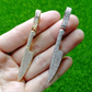 Moissanite Hip Hop Knife Pendant customdiamjewel