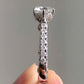Two Tone Antique Moissanite Anniversary Ring