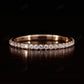 Lab Grown Diamond 0.2CTW Eternity Wedding Band  customdiamjewel 10KT Rose Gold VVS-EF