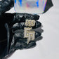 Baguette Diamond 3D Gold Plated Customized Pendant hip hop jewelry CustomDiamJewel   