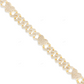 14K Gold VVS Moissanite Hip Hop Cuban Link Chain Bracelet CustomDiamJewel